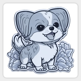 Cute Dog Sticker Magnet